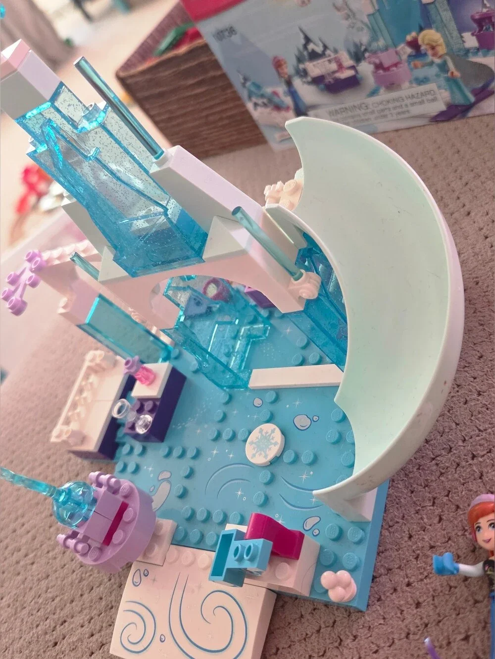 Lego 10736 Juniors Anna Elsa's Frozen Playground W/ Instructions 93% complete
